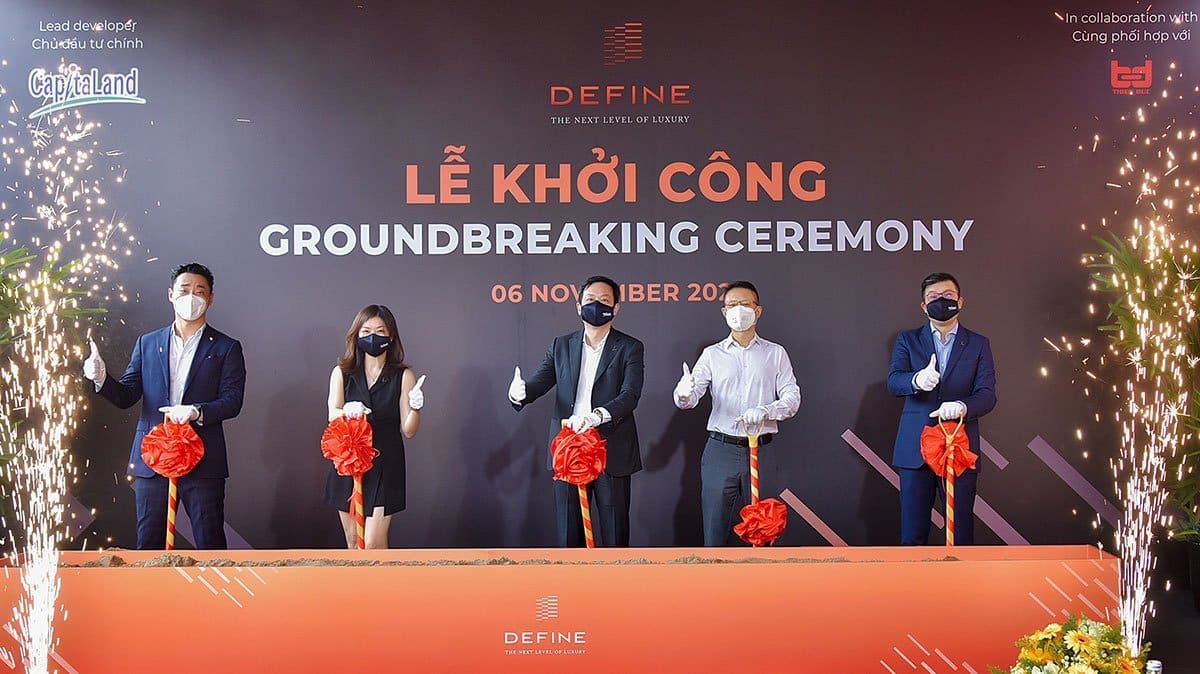 Lễ khởi công dự án DEFINE sáng nay tại TP.HCM.