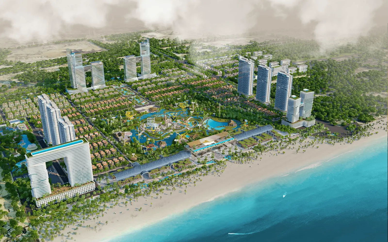 Dự án khu đô thị Sun Group Vũng Tàu với thiết kế đẳng cấp, vị trí đắc địa ven biển.