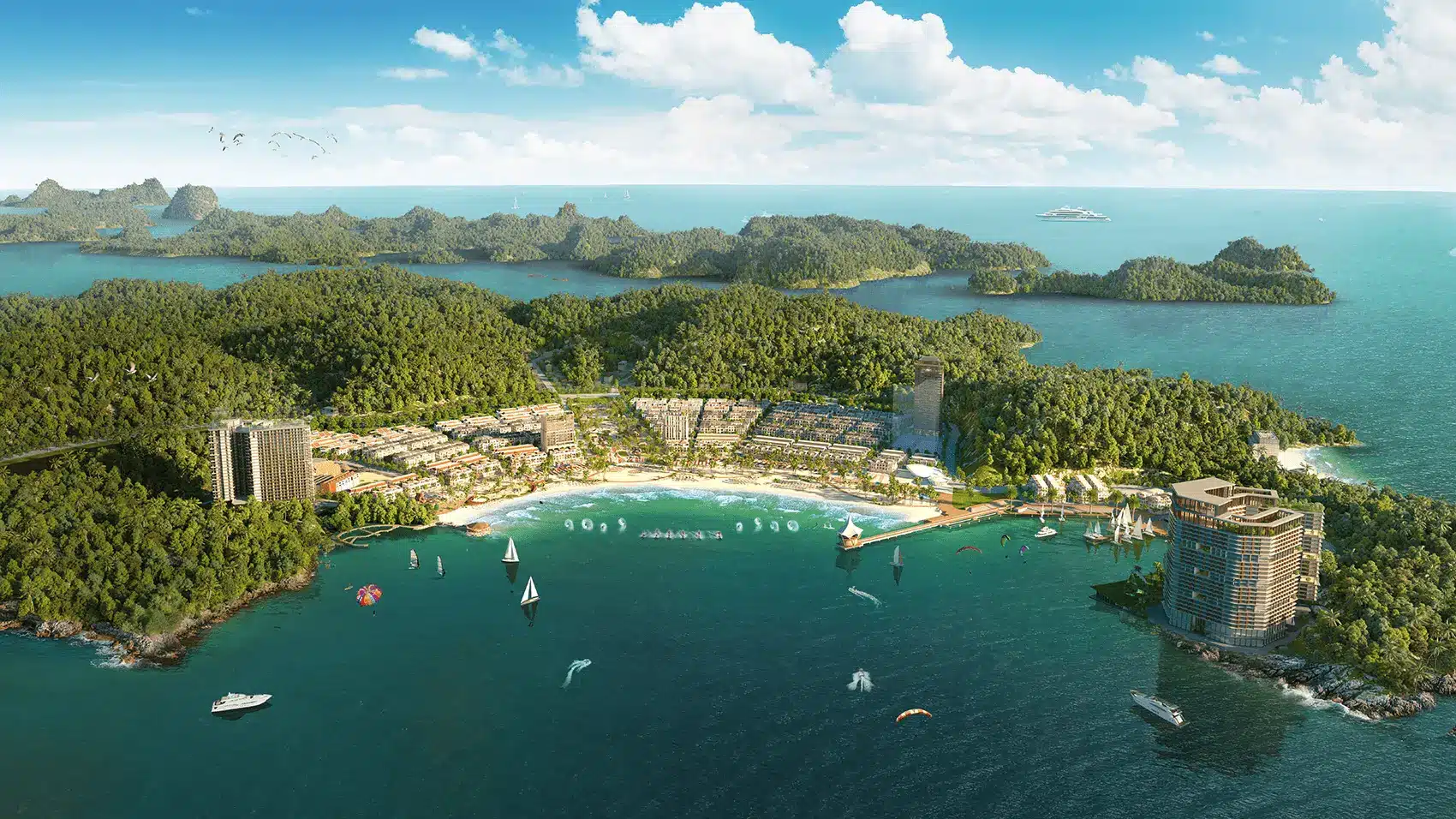 Xanh Island Cát Bà: Kiệt tác xanh giữa vịnh Lan Hạ – Hòa quyện thiên nhiên và kiến trúc đẳng cấp